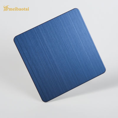 8c PVC Film 430 Grade Hairline lamiera in acciaio inossidabile 1219x2438mm per cucina commerciale