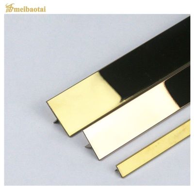 Bordatura per piastrelle in acciaio inossidabile 304 T10 X 3048mm con superficie a specchio per protezione angolare
