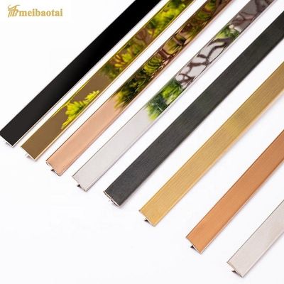 Prezzo buono Borsa a forma di T Piastrella in acciaio inossidabile con stampa antiroto 0,55 mm Spessore e linea dei capelli Superficie dello specchio in linea