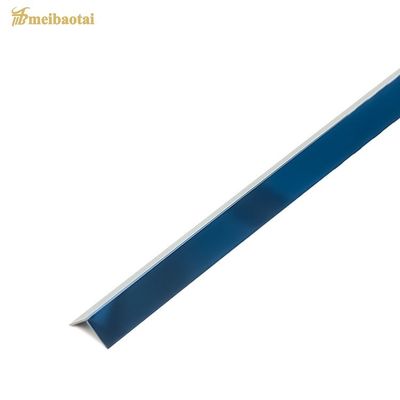 PVD Color Coating Acciaio inossidabile L-shaped Tile Trim 2438mm Lunghezza Anti Finger Print Corner Bead