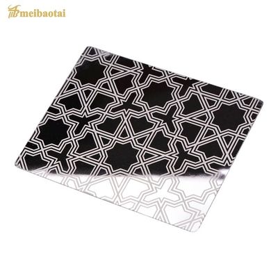Super Mirror Finish 304 Acciaio inossidabile foglio inciso 1219x2438mm per applicazioni decorative