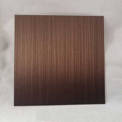 Prezzo buono Lastra in acciaio inossidabile 304 con finitura antigraffio e finitura capelli per decorazione architettonica in linea