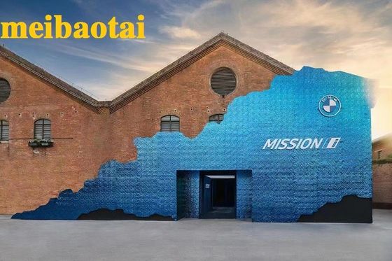 Prezzo buono Salone di bellezza irregolare dei capelli dell'ufficio della decorazione dello strato di acciaio inossidabile dell'ondulazione dell'acqua blu in linea