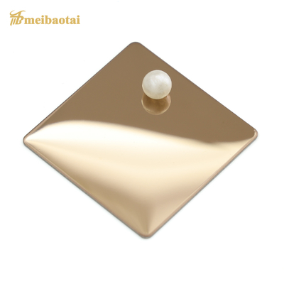 strato decorativo 201J1 j2 304 Rose Gold Blue Purple dorata di acciaio inossidabile di spessore di 1.2mm