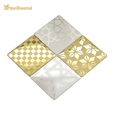 Prezzo buono Lastra in acciaio inossidabile laminata a freddo larga 3 mm, incisa, oro, argento, lamiera in acciaio inossidabile sostenibile in linea