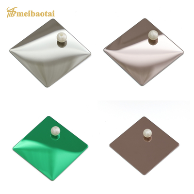 Spessore decorativo dello strato 0.55mm di acciaio inossidabile dello specchio di placcatura di PVD