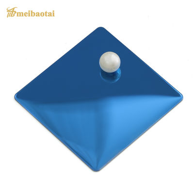 Finitura specchiata Blu Plattatura Decorativa lamiera in acciaio inossidabile con spessore di 0,55 mm per pareti e soffitti