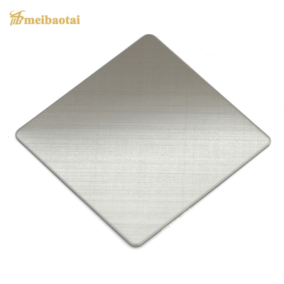 Piatto d'argento di acciaio inossidabile di Matte Brushed J2 quattro piedi 0.8m Thk
