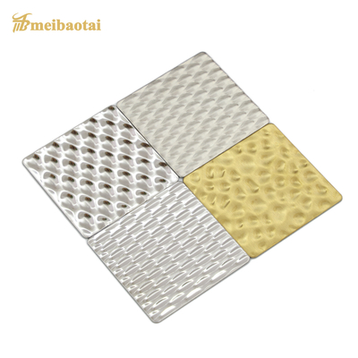 SS304 201 430 linea piatto impresso decorazione di 5WL 6WL dello strato di acciaio inossidabile