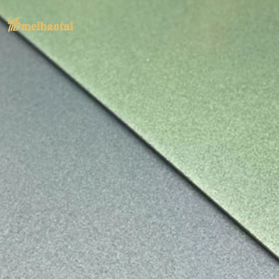 Il colore verde d'argento ha sabbiato lo strato ss304 201 1219x2438mm di acciaio inossidabile