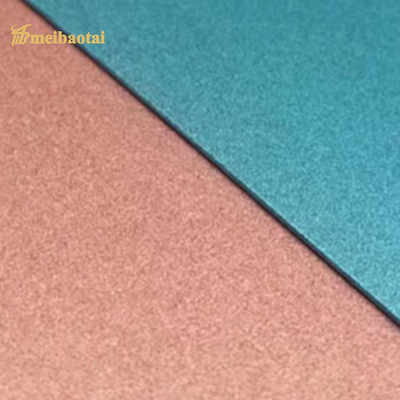 Lo strato blu rosa di acciaio inossidabile della linea sottile ha sabbiato lo spessore di 0.45mm