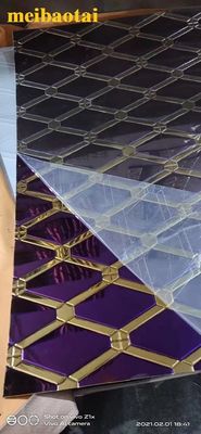 Prezzo buono PVD Color Plating Stainless Steel Sheet Metal Quattro piedi in linea