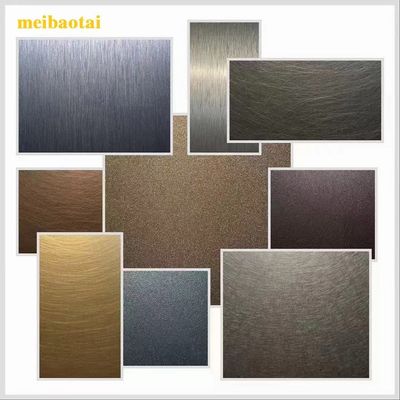 Piastra in acciaio inossidabile laminata a freddo di grado 201 con finitura NO.4 per applicazioni decorative