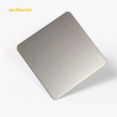 SS201J2 0,65MM argento sabbiatura In acciaio inossidabile foglio di colore piastra di decorazione