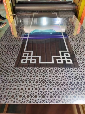 Forma piatta 304 lamiera in acciaio inossidabile spessore 0,95 mm piastra decorativa di sollevamento