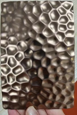 Piastra in acciaio inossidabile decorativa stampata con nido di miele