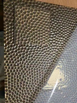 Prezzo buono 201 304 Decorazione murale fogli di acciaio inossidabile a nido di miele stampati in linea