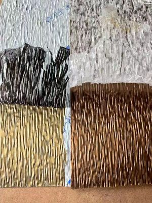 Prezzo buono 0.65MM Pvd Color Coating Stainless Steel Sheet SS304 201 Piastra decorativa in linea