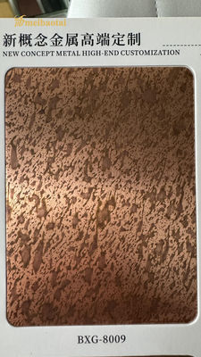 Prezzo buono ss304 Antica incisione a colori in acciaio inossidabile in linea