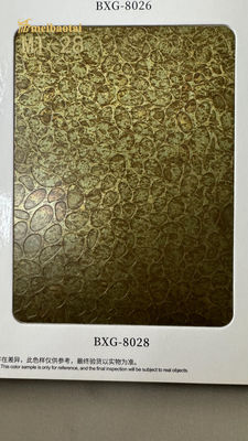 Anti Copper Coating Size Hairline Superficial Treatment Decorative PVD Coated Stainless Steel Sheet