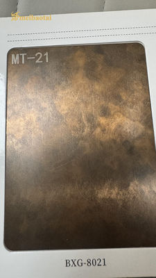 Prezzo buono 304 Antico Bronzo Decorativo Lastre in acciaio inossidabile Decorazione murale in linea