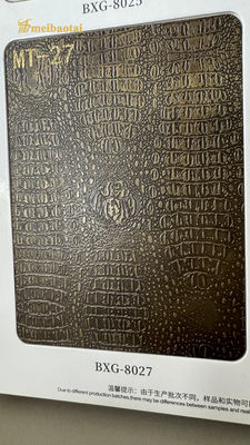 Prezzo buono Imitazione 3D di pareti Decorazione in rame antico Lastre in acciaio inossidabile in linea