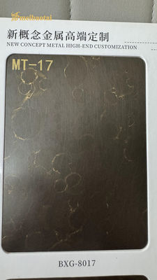 Prezzo buono 201 304 Imitazione di lamiere di acciaio inossidabile decorative in rame antico in linea