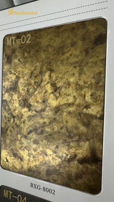 Prezzo buono SS201 304 0.8MM Imitazione di ottone In acciaio inossidabile a colori in linea