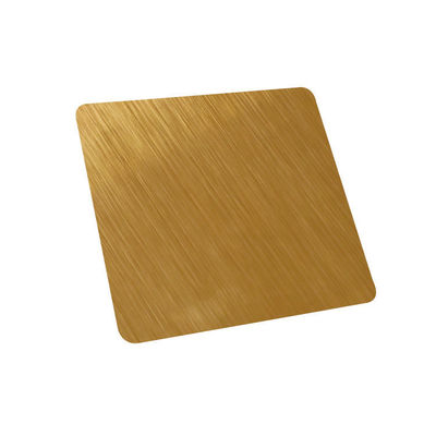 Prezzo buono Lastra decorativa in acciaio inossidabile con motivo a legno, quattro piedi, spessore 0,65 mm in linea