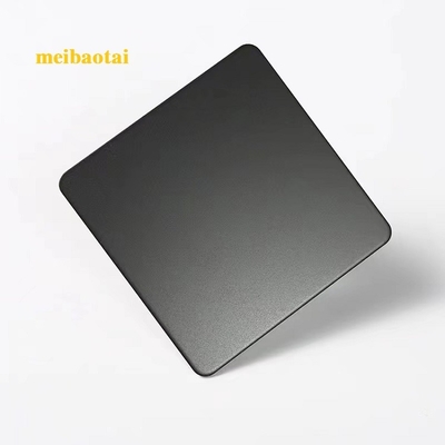 Colore nero Piastra di decorazione in acciaio inossidabile