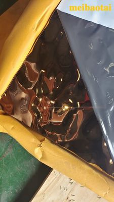 Lastra in acciaio inossidabile con rivestimento nero e motivo a onde d'acqua, spessore 0,65 mm, dimensioni personalizzate, per soffitti e pareti