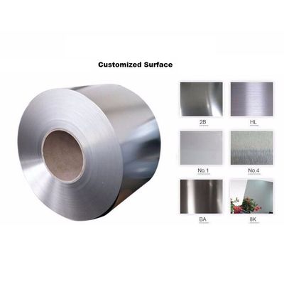 Prezzo buono 430 Acciaio Inossidabile Bobina Finitura NO.4 Laminato a Freddo Bobina SS Sostenibile in linea