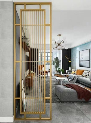 Prezzo buono Disegno personalizzato divisore di stanza in acciaio inossidabile per decorazioni di pareti e soffitti di sfondo in linea