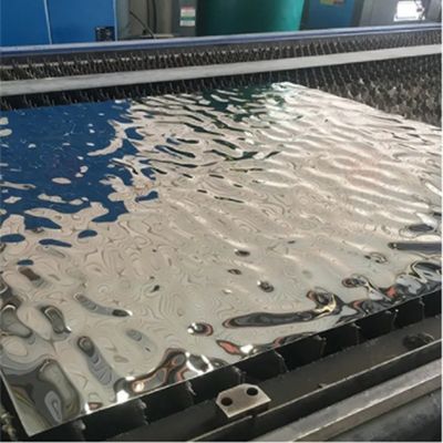 Prezzo buono Specchio d'argento lucidato in acciaio inossidabile per la decorazione degli interni in linea