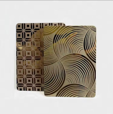 Lamiere in acciaio inossidabile AISI 304 incise 1219x3048mm per applicazioni decorative