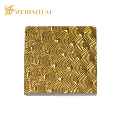 Prezzo buono Finitura specchiata in oro 304 in acciaio inossidabile foglio stampato 1000x2000mm ASTM Standard Decorative PVD Coated in linea