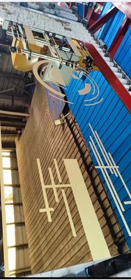 Prezzo buono SS304 Oro Specchio Pvd Color Acciaio inossidabile Piastra di Decorazione Piastra in linea