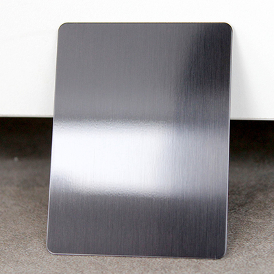Legno di acciaio inossidabile nero spazzolato Spessore 0,55 mm Anti-impronte digitali
