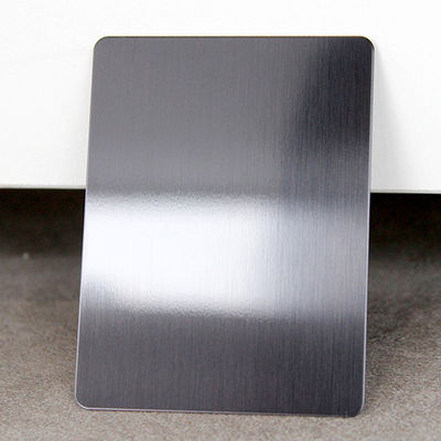 Fogli di acciaio inossidabile nero spazzolato, spessore 0,55 mm con rivestimento antiimpronte digitali