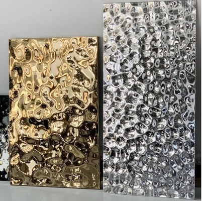 Foglio di acciaio inox argento/oro/rivolto all'acqua per varie opzioni di colore