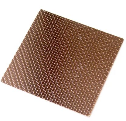 Fogli di acciaio inossidabile in incisione di oro rosa con spessore di 0,85 mm per uso decorativo