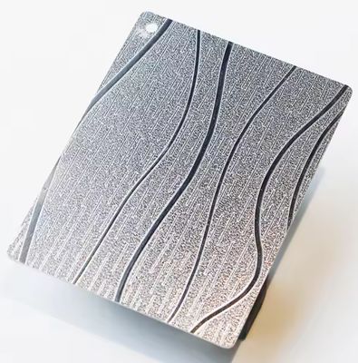 Embossed Stainless Steel Plate Decoration hotel project