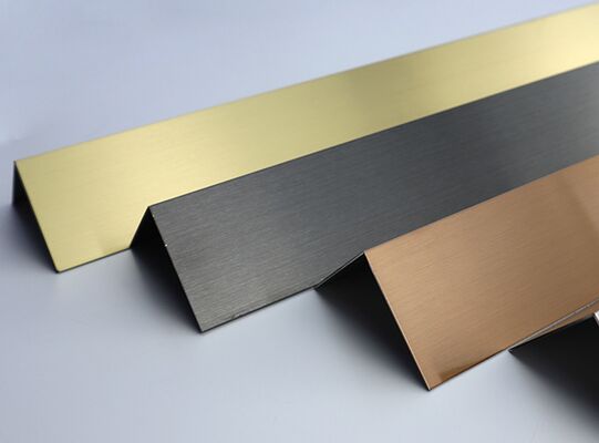 Prezzo buono Specchio nero / Hairline in acciaio inossidabile L V Decorazione della parete in linea