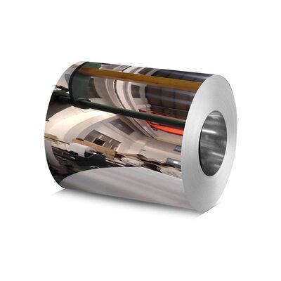 Superficie dello specchio bobina di lamiera di acciaio inossidabile 304 laminata a freddo