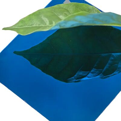 Prezzo buono Ss201 Blu Mirror Pvd Color Sheet Decorazione Piastra in acciaio inossidabile in linea