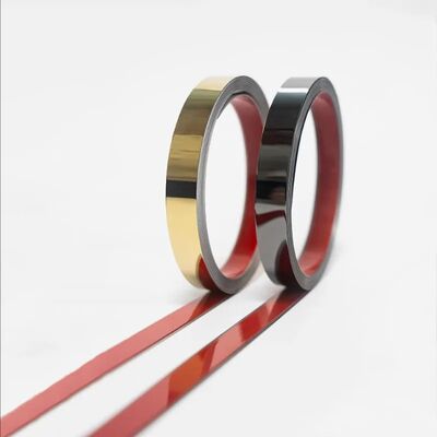 Prezzo buono Gloss Mirror Metal Trim, linea decorativa autoadesiva in acciaio inossidabile in linea