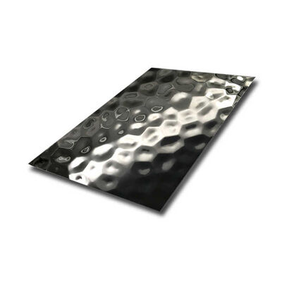 Prezzo buono Placca decorativa in acciaio inossidabile 304 stampata con martello di colore nero PVD per rivestimenti murali eleganti in linea
