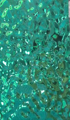 304 Acciaio inossidabile foglio ondulativo per acqua con superficie speculare rivestita in blu PVD per uso decorativo