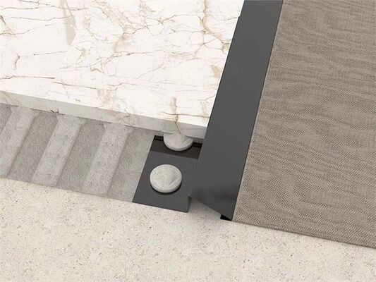 Prezzo buono 0.25 pollici PVD rivestito bordure di piastrelle con dimensioni personalizzabili in acciaio inossidabile 304/316L in linea