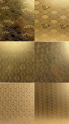 Prezzo buono Lamiera decorativa in lamiera di acciaio inossidabile 304 con incisione in oro di vari design in linea